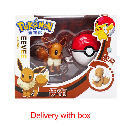 Transforming Pokeball Figure Toy