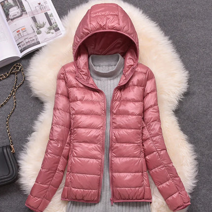 Women's Lightweight Hooded Puffer Jacket