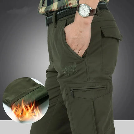 Men’s Winter Fleece Cargo Pants