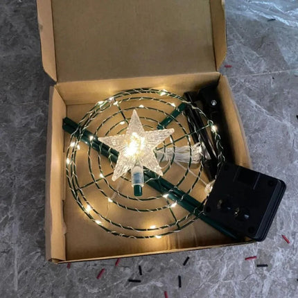 Solar Christmas Tree Garden Lights