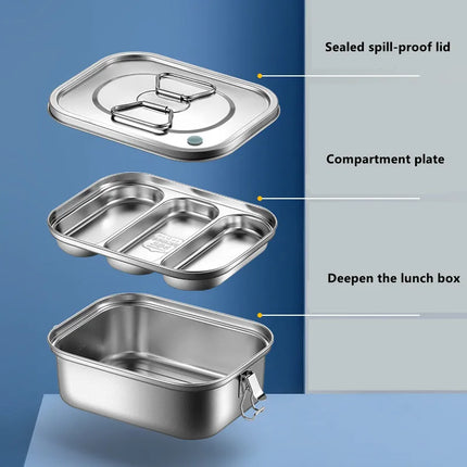 Double Layer Stainless Steel Lunch Box