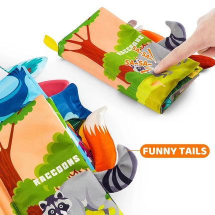 Baby Touch and Feel Sensory Soft Book for Infants