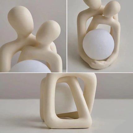 Loving Couple Resin Figurine