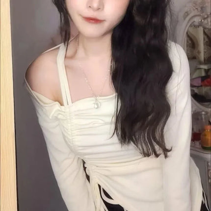 Women's Off-Shoulder Flare Sleeve Top