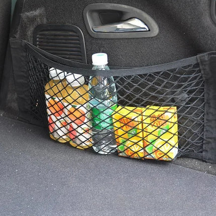 Double-Layer Car Trunk Mesh Organizer