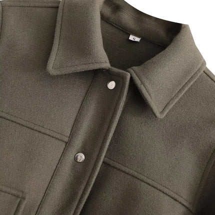 Women's Button-Up Casual Jacket