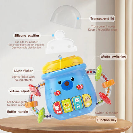 Baby Musical Feeding Bottle Rattle