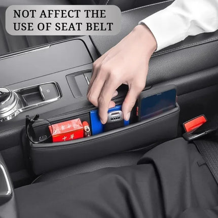 Leather Car Seat Gap Organizer