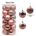 24pcs Champagne / 3cm