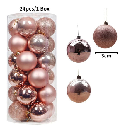 Christmas Tree Baubles Ornament Set