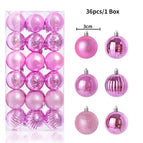 36pcs Pink / 3cm