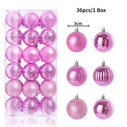 Christmas Tree Baubles Ornament Set