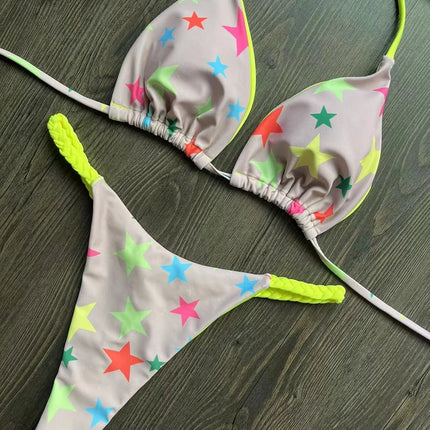 Leopard Print Bikini Set