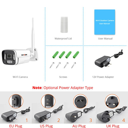 4K 8MP Outdoor Wi-Fi Security Camera
