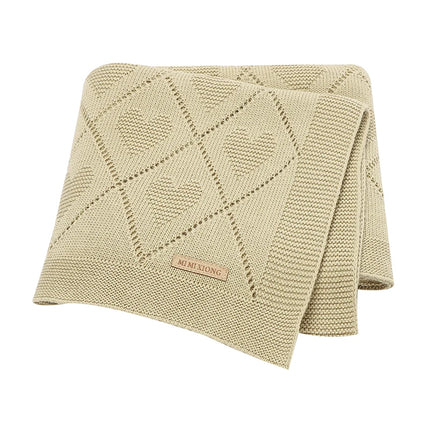 Soft Cotton Knit Baby Blanket