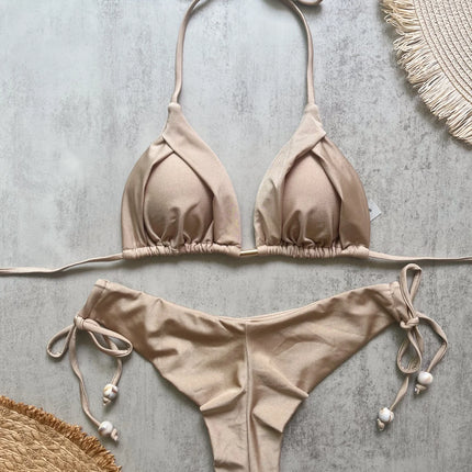 Folded Triangle Bikini Set