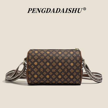 Alphabet Print Shoulder Bag