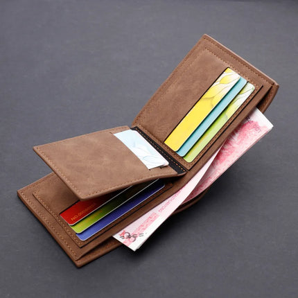 Men's Leather Trifold Wallet