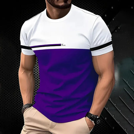 Men's 3D Printed Casual T-Shirt