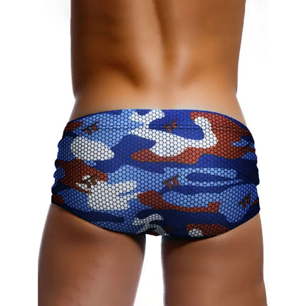 Men's Camouflage Print Swim Trunks