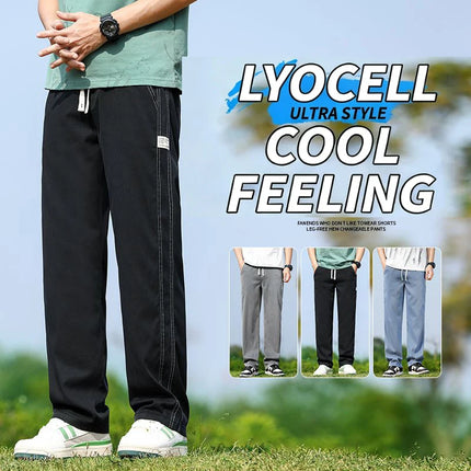 Men’s Loose Lyocell Summer Jeans