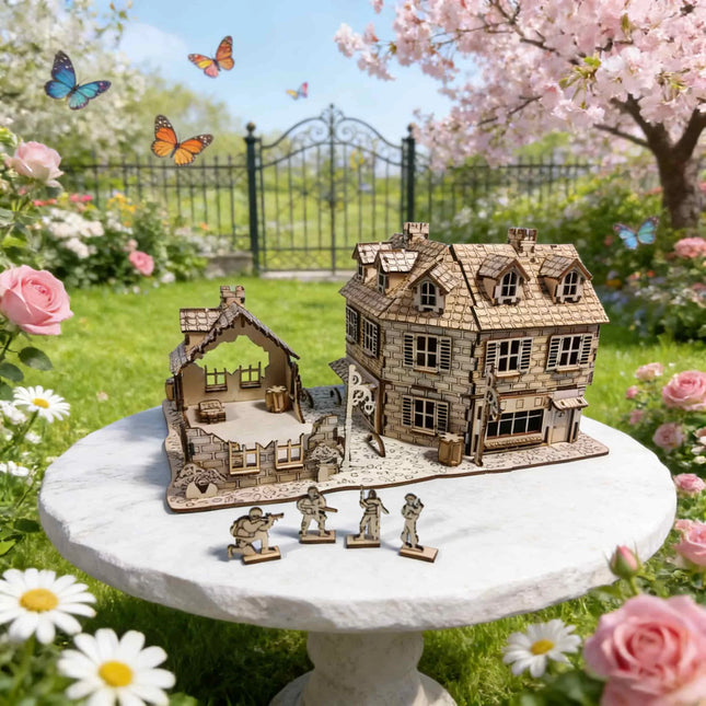 3D Wooden Urban Warfare Puzzle