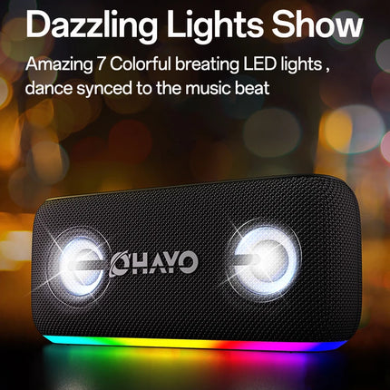 60W Bluetooth Speaker with RGB Lights