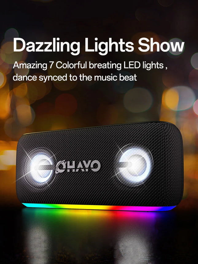 60W Bluetooth Speaker with RGB Lights