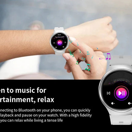 NNEOBA Health Tracker Smart Watch Silver
