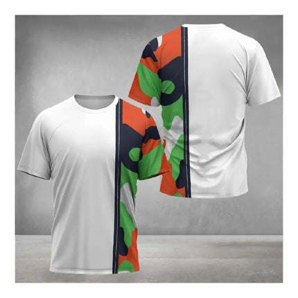 Men's 3D Print Sports T-Shirt