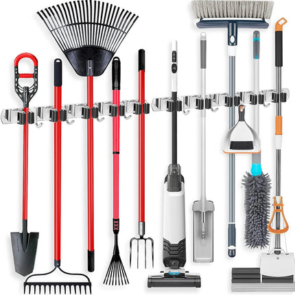 Stainless Steel Mop and Broom Holder