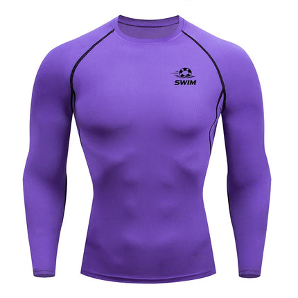 Men's Long-Sleeve Rash Guard Shirt