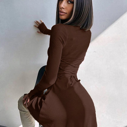 Long Sleeve Bodycon Mini Dress