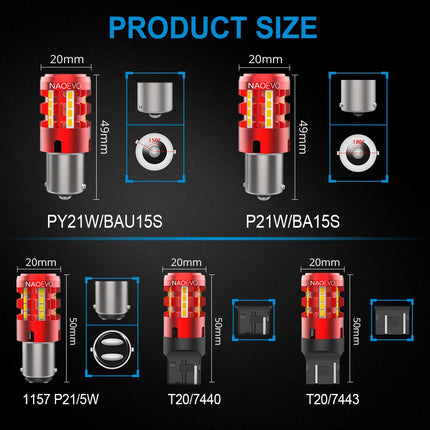 CANBUS LED Turn Signal Bulbs