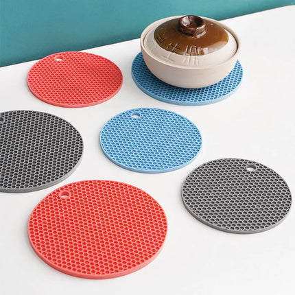 Honeycomb Silicone Trivet Mat