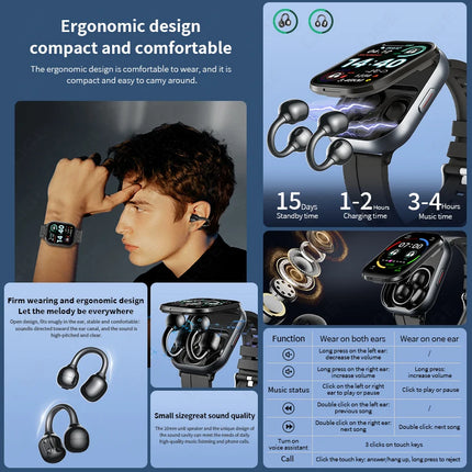 2-in-1 Smartwatch Headset