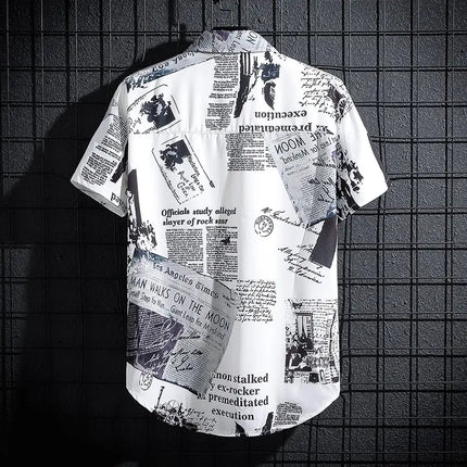 Men’s Short-Sleeve Printed Shirt