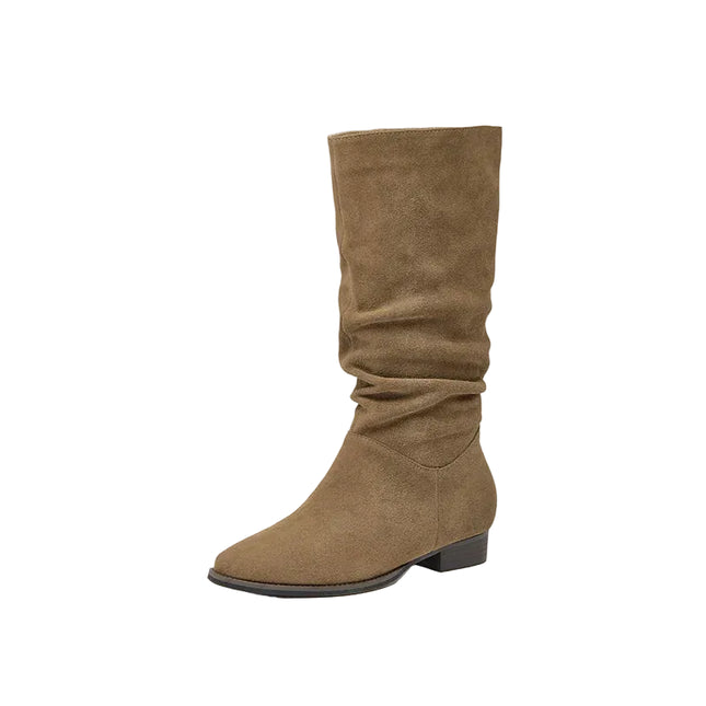 Women's Suede Mid-Calf Boots