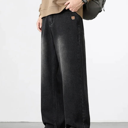 Men’s Retro Wide-Leg Jeans