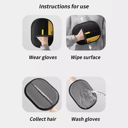 Double-Sided Pet Grooming Glove