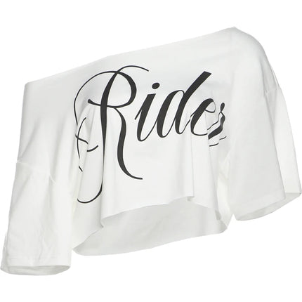 Women's Letter Print Crop Top