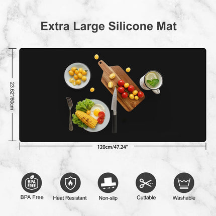 Large Silicone Heat-Resistant Counter Mat