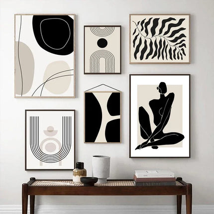 Abstract Boho Geometric Wall Art