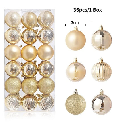 Christmas Tree Baubles Ornament Set