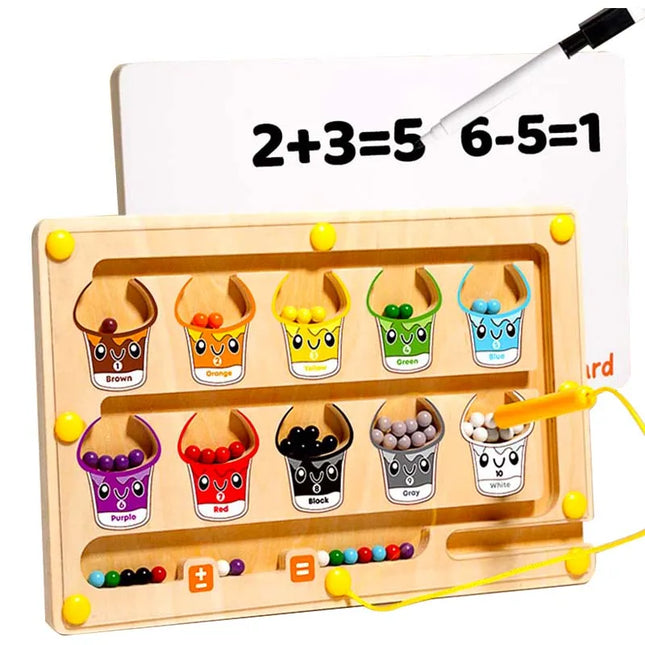 Montessori Magnetic Color Sorting Puzzle Game for Kids