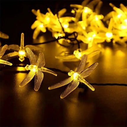 Solar Dragonfly String Lights