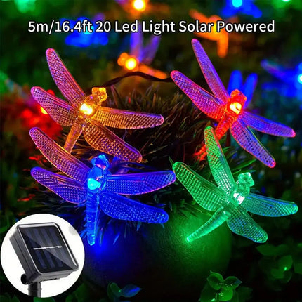 Solar Dragonfly String Lights