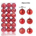 36pcs Red / 3cm