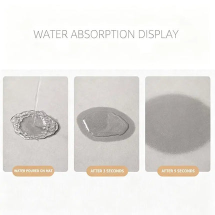 Cat Design Diatomite Bath Mat