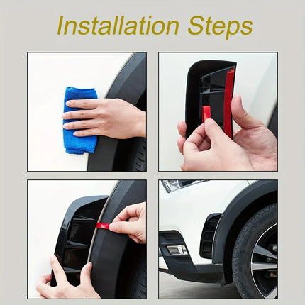 Carbon Fiber Style Air Vent Stickers